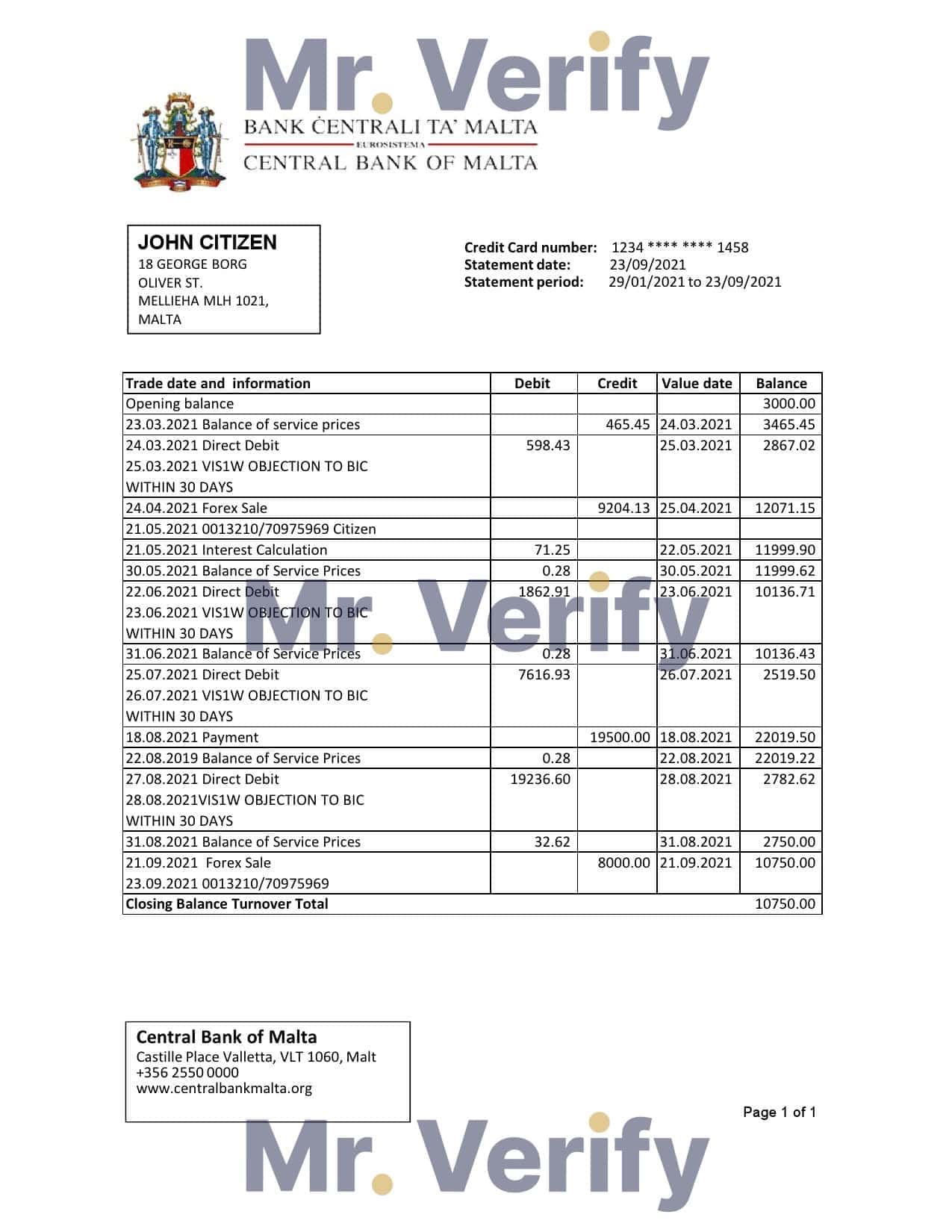 Malta-Central-Bank-of.jpg Malta Central Bank of Malta bank statement easy to fill template in Excel and PDF format
