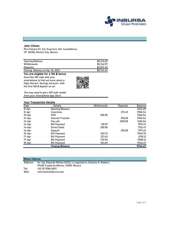Mexico-Inbursa-bank-statement-Excel-and-PDF-template-version-2.jpg Mexico Inbursa bank statement Excel and PDF template, version 2