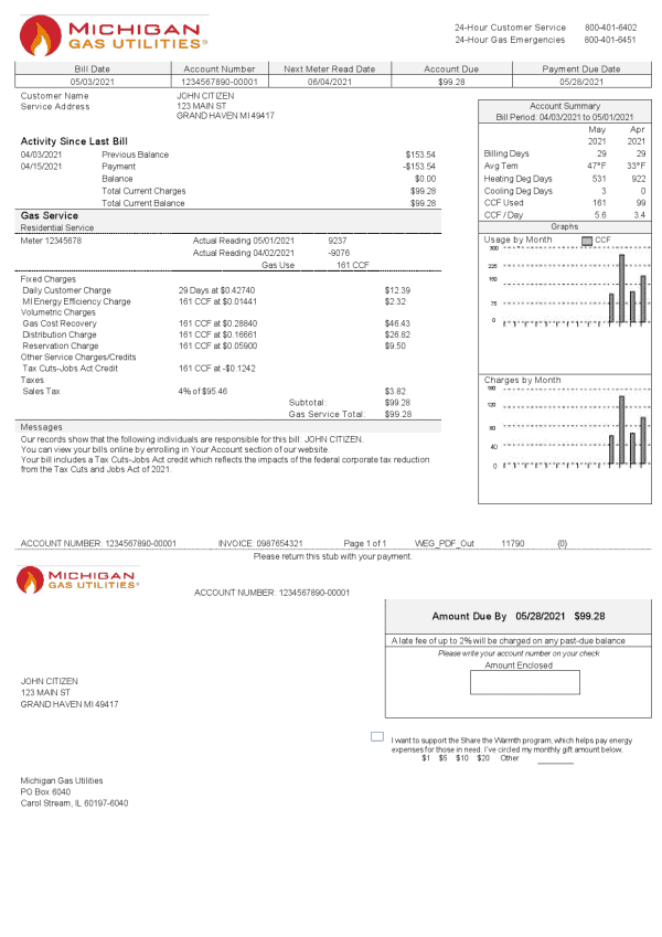 Michigan-Gas-utilities-1.png USA Michigan gas Utilities utility bill template in Word and PDF format