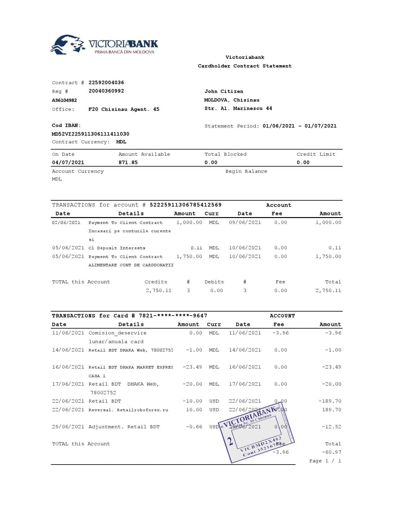 Moldova-Victoriabank-excel-pdf_000001.jpg Moldova Victoriabank bank statement easy to fill template in Excel and PDF format