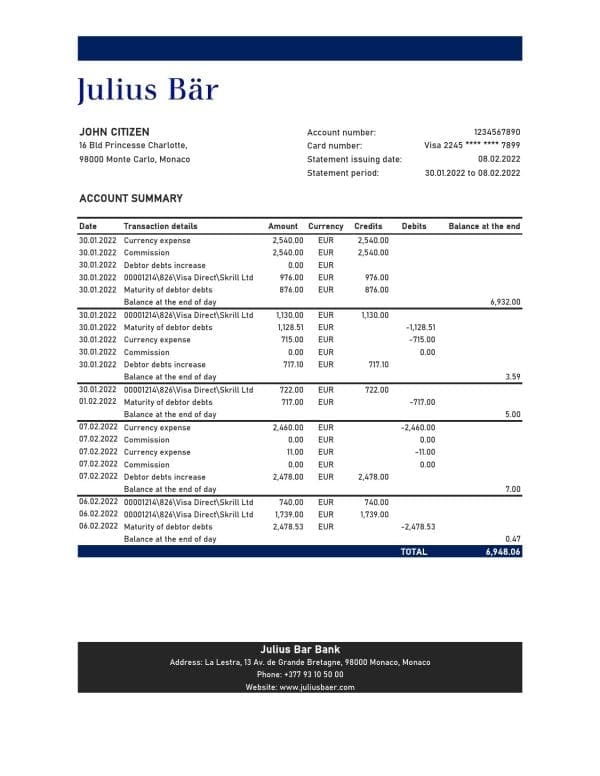 Monaco-Julius-Bar-bank-statement-Excel-and-PDF-template.jpg Monaco Julius Bar bank statement Excel and PDF template