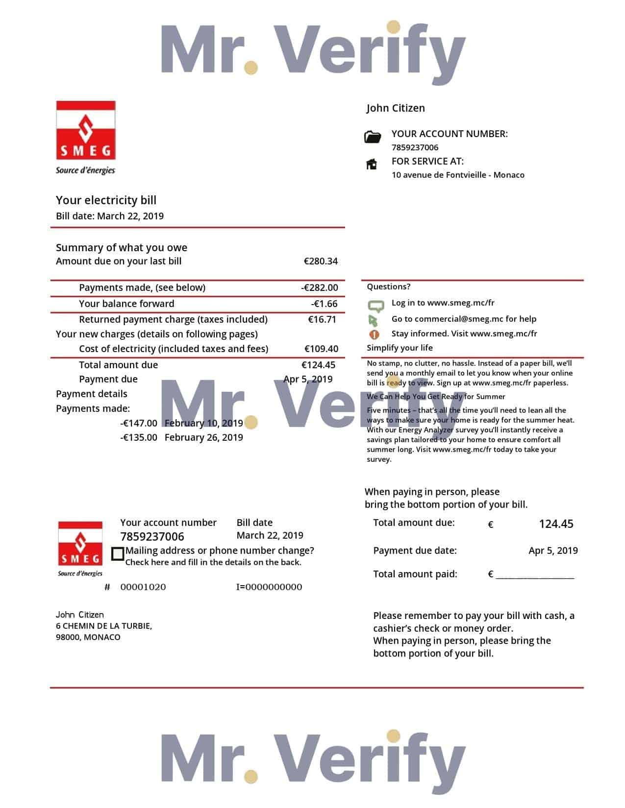 Monaco-SMEG-electricity-utility-bill.jpg Monaco SMEG electricity utility bill template in Word and PDF format