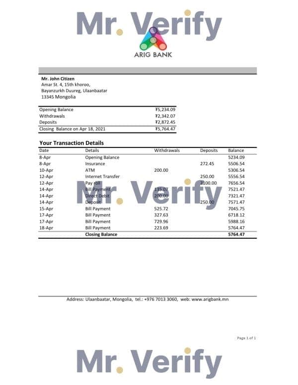 Mongolia-Arig-Bank-statement-easy-to-fill-template-in-.xls-and-.pdf-file-format.jpg Mongolia Arig Bank statement easy to fill template in .xls and .pdf file format