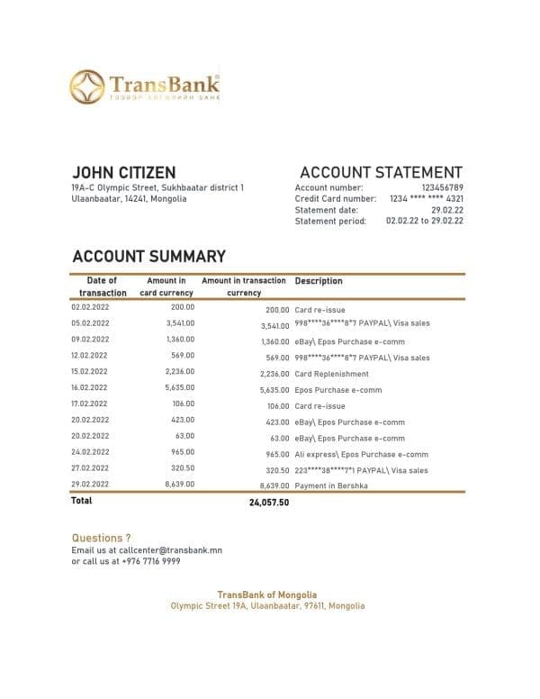 Mongolia-Transbank-bank-statement-Excel-and-PDF-template.jpg Mongolia Transbank bank statement Excel and PDF template