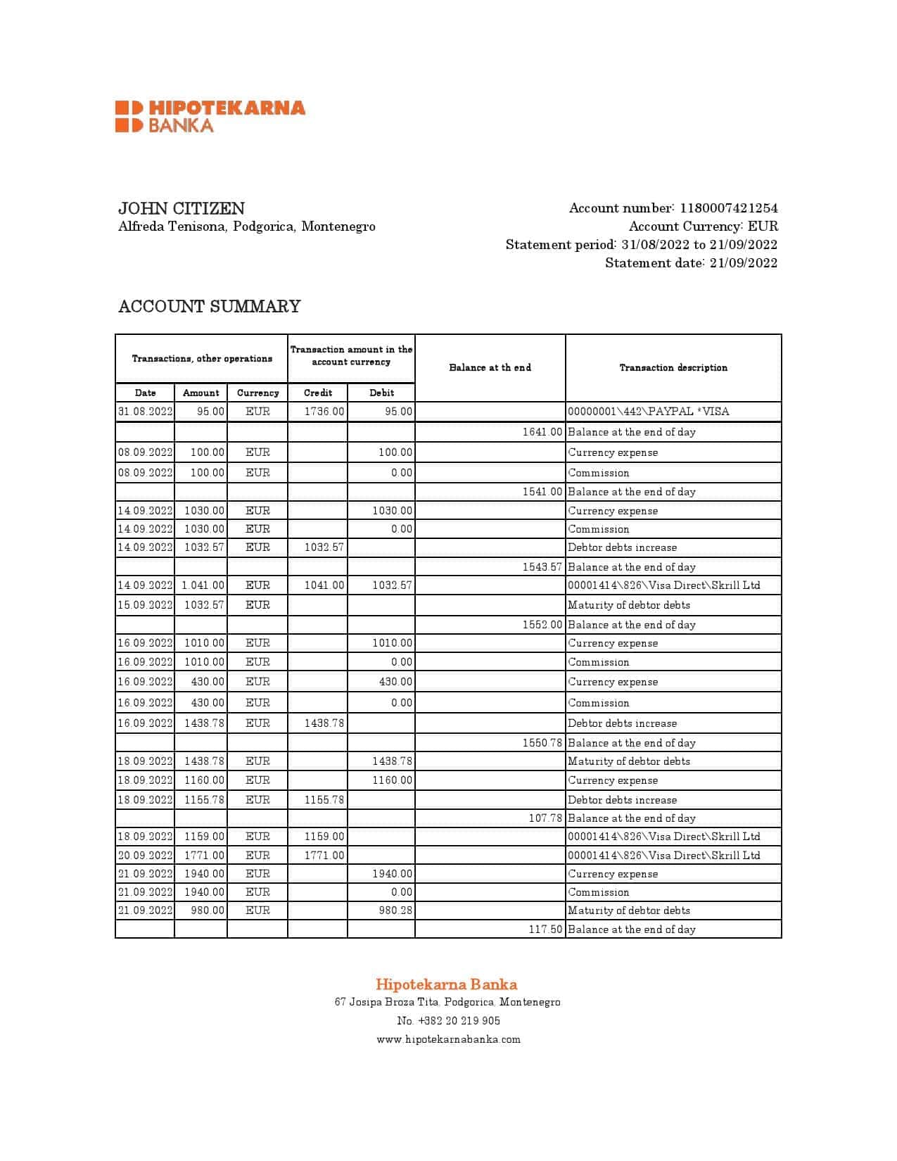 Montenegro-Hipotekarna-bank-statement-Excel-and-PDF-template.jpg Montenegro Hipotekarna bank statement Excel and PDF template