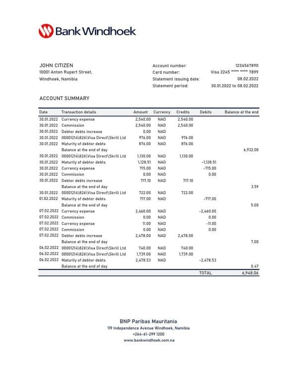 Namibia-Bank-Windhoek-bank-statement-Excel-and-PDF-template.jpg Namibia Bank Windhoek bank statement Excel and PDF template