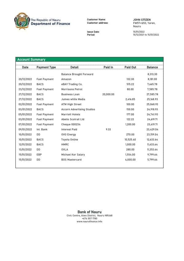 Nauru-Bank-of-Nauru-bank-statement-template-in-Word-and-PDF-format.jpg Nauru Bank of Nauru bank statement template in Word and PDF format