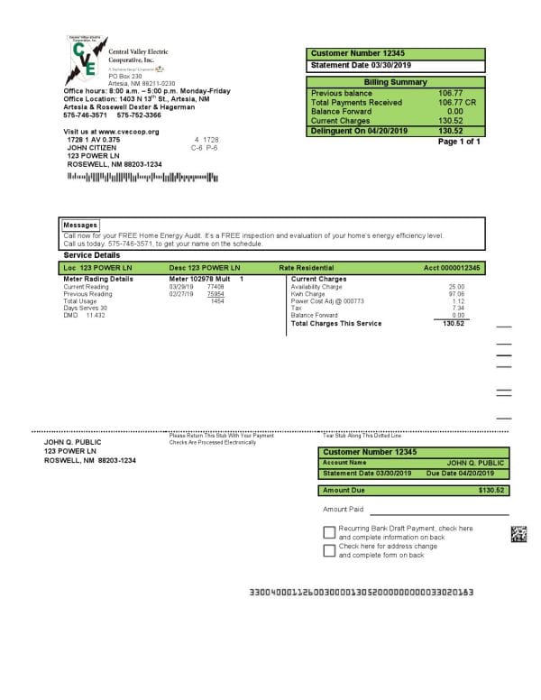 New-Mexico-bill-template_000001.jpg USA New Mexico electricity proof of address utility bill template in Word and PDF format