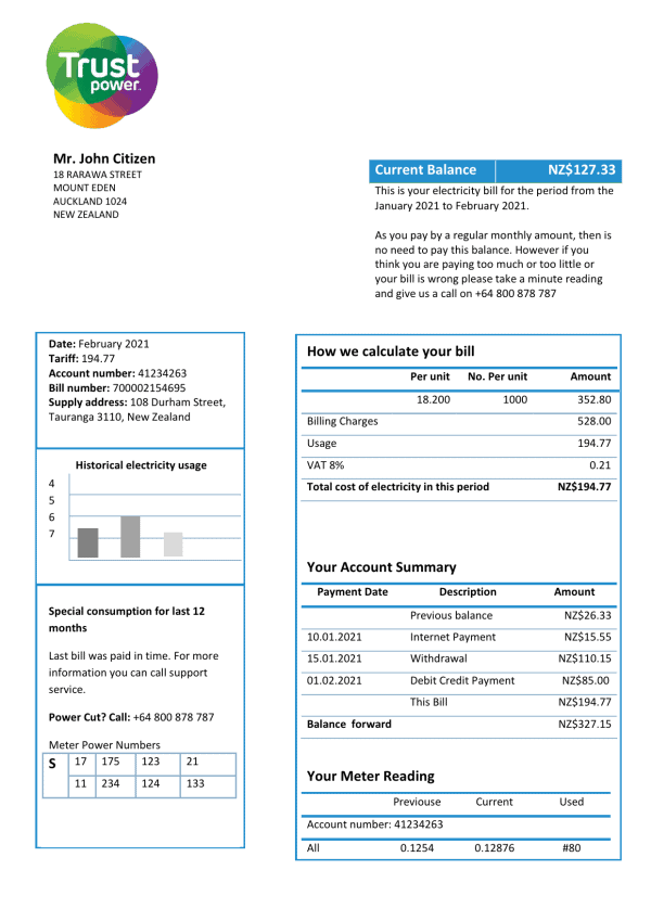 New-Zealand-Trustpower_000001.png New Zealand Trustpower utility bill template in Word and PDF format