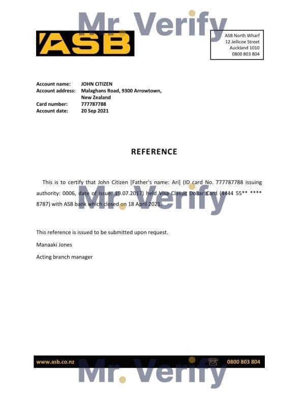 New Zealand_ASB_closure reference New Zealand ASB Bank Reference