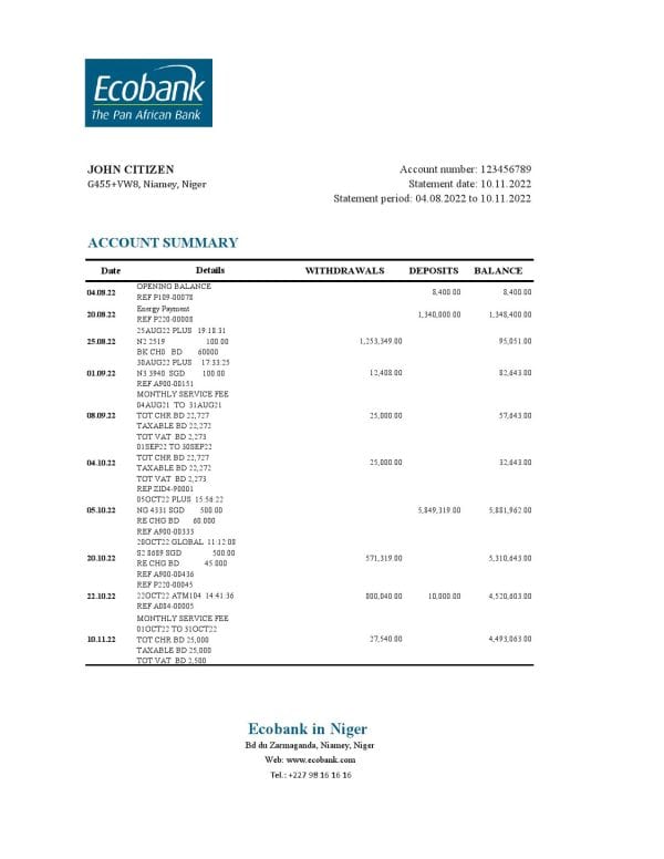 Niger-Ecobank-bank-statement-Excel-and-PDF-template.jpg Niger Ecobank bank statement Excel and PDF template