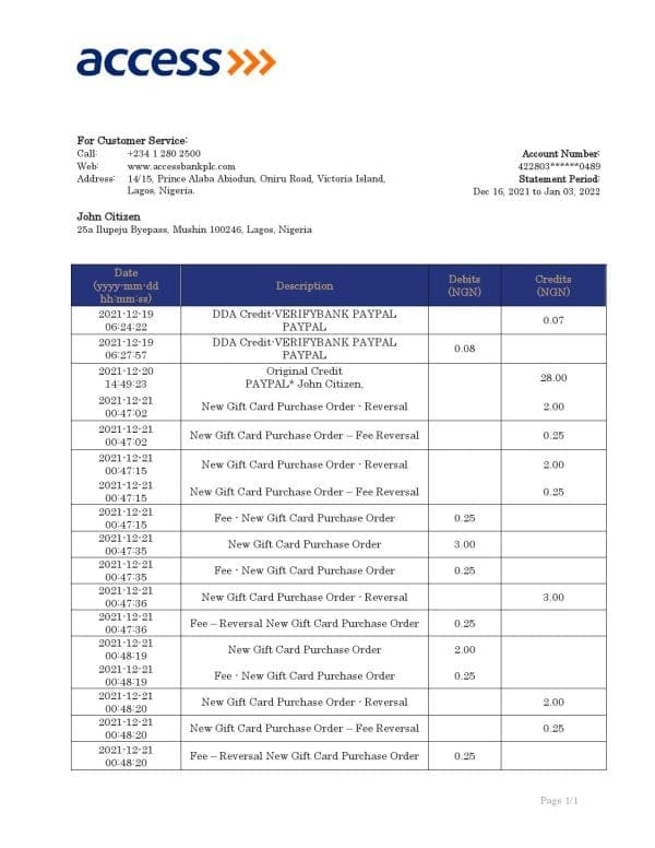 Nigeria-Access-bank-statement-template-in-Word-and-PDF-format.jpg Nigeria Access bank statement template in Word and PDF format