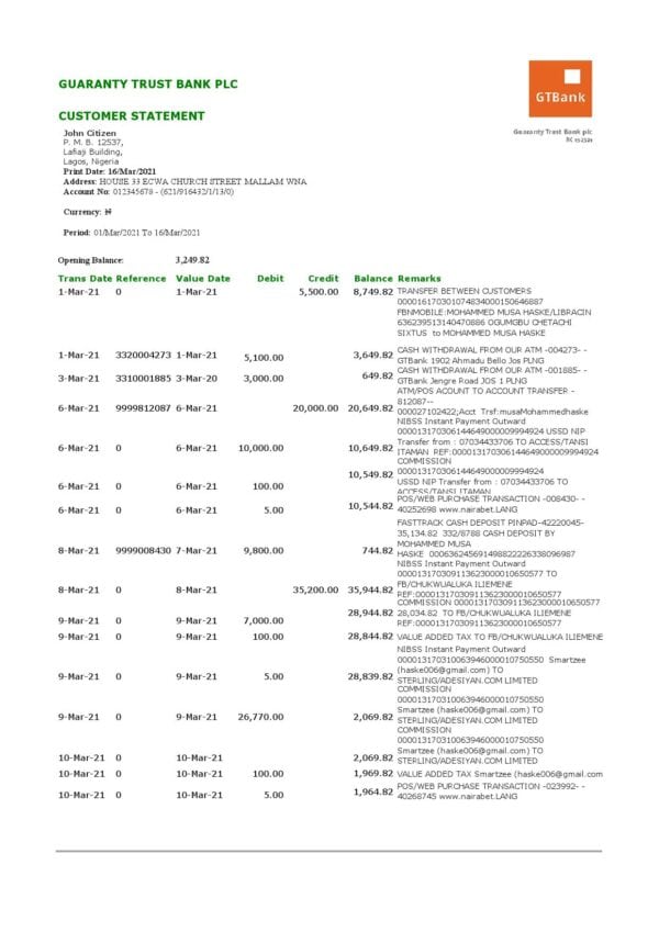 Nigeria-GTBank_000001.jpg Nigeria GTBank bank statement template in .xls and .pdf file format