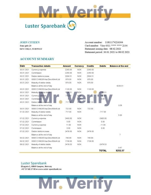 Norway-Luster-Sparebank-bank-statement-easy-to-fill-template-in-Excel-and-PDF-format.jpg Norway Luster Sparebank bank statement easy to fill template in Excel and PDF format