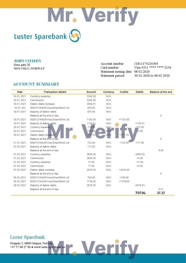 Norway-Luster-Sparebank-bank-statement-easy-to-fill-template-in-Word-and-PDF-format.jpg Norway Luster Sparebank bank statement easy to fill template in Word and PDF format