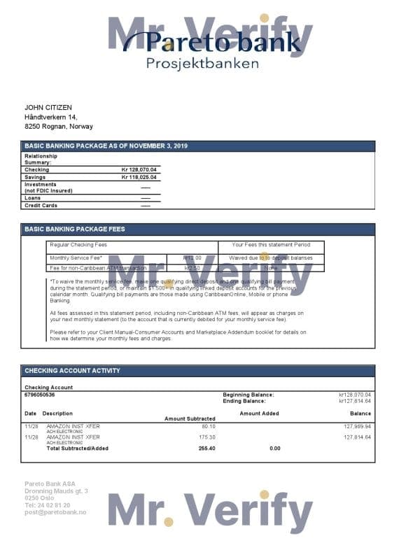 Norway-Pareto-Bank-statement-easy-to-fill-template-in-Word-and-PDF-format.jpg Norway Pareto Bank statement easy to fill template in Word and PDF format