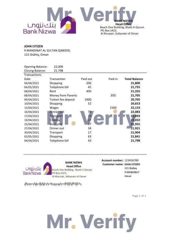 Oman-Bank-Nizwa-bank-statement-easy-to-fill-template-in-Excel-and-PDF-format.jpg Oman Bank Nizwa bank statement easy to fill template in Excel and PDF format