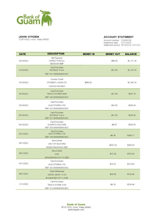 Palau-Bank-of-Guam-bank-statement-template-in-Word-and-PDF-format.jpg Palau Bank of Guam bank statement template in Word and PDF format