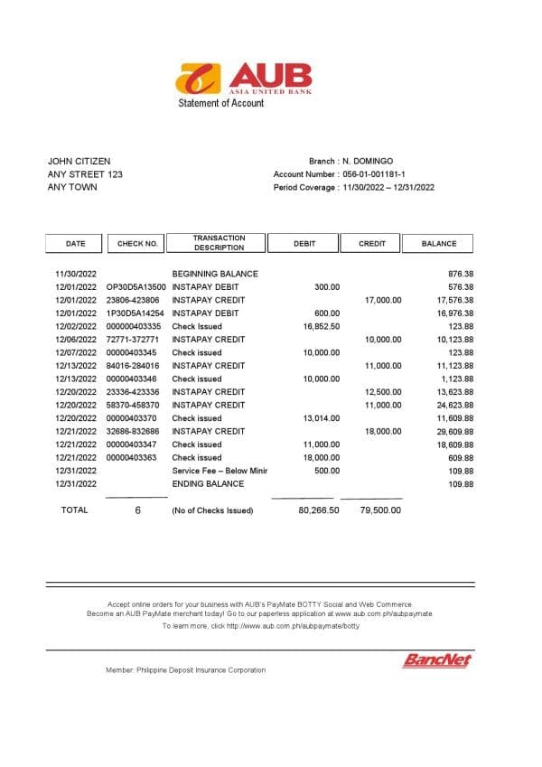 Philippines-Asia-United-Bank-AUB-account-statement-Excel-and-PDF-template.jpg Philippines Asia United Bank (AUB) account statement Excel and PDF template