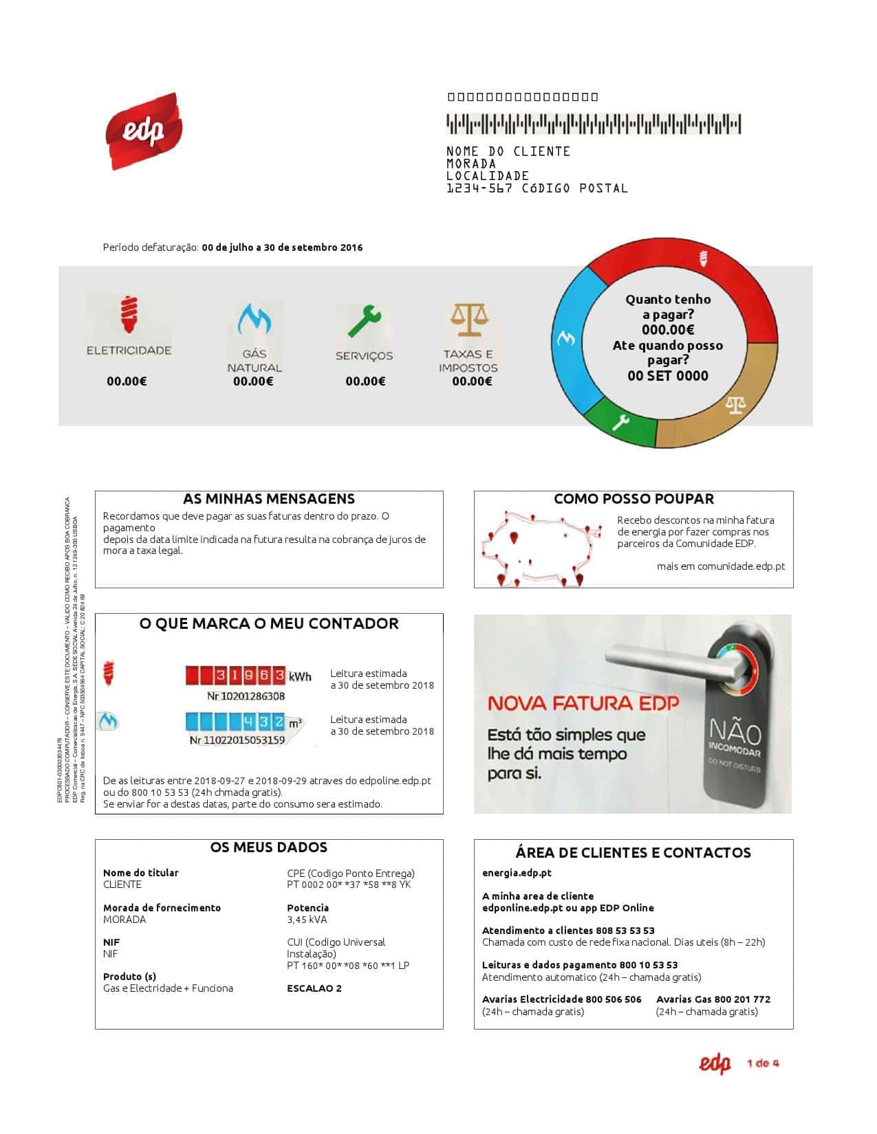 Portugal-edp-bill_000001.jpg Portugal EDP utility bill template in Word and PDF format, good for address prove