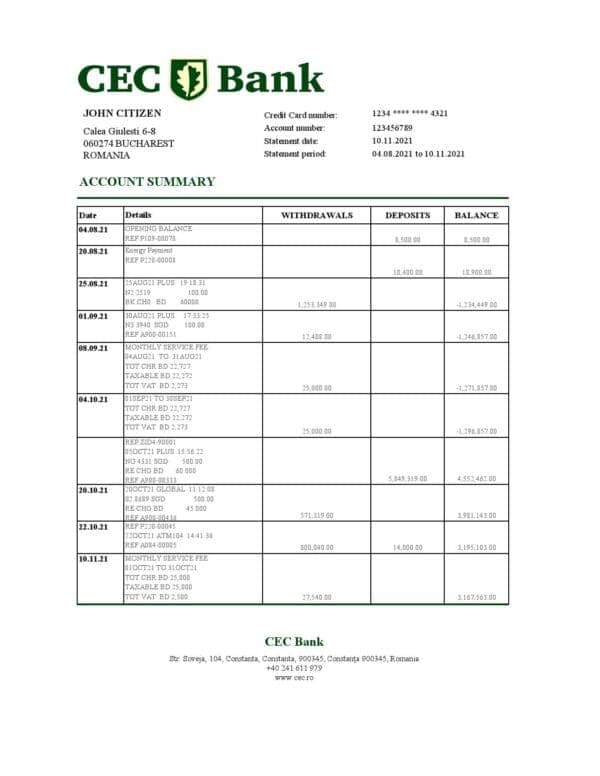 Romania-CEC-Bank-statement-easy-to-fill-template-in-Excel-and-PDF-format.jpg Romania CEC Bank statement easy to fill template in Excel and PDF format
