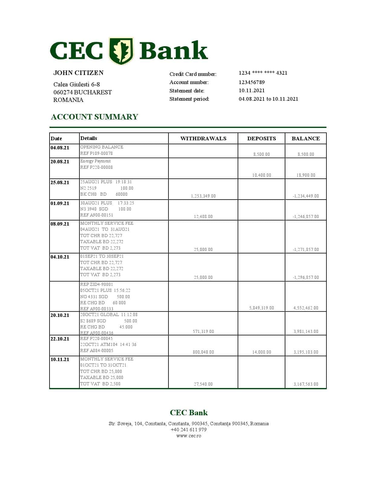 Romania-CEC-Bank-statement-easy-to-fill-template-in-Excel-and-PDF-format.jpg Romania CEC Bank statement easy to fill template in Excel and PDF format