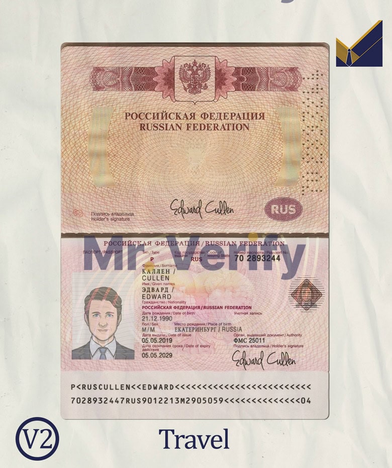 Russia-Travel-Passport-Template Russia-Travel-Passport-Template