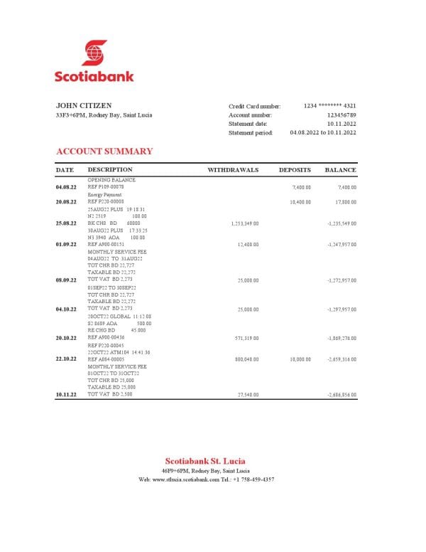 Saint-Lucia-Scotiabank-bank-statement-Excel-and-PDF-template.jpg Saint Lucia Scotiabank bank statement, Excel and PDF template