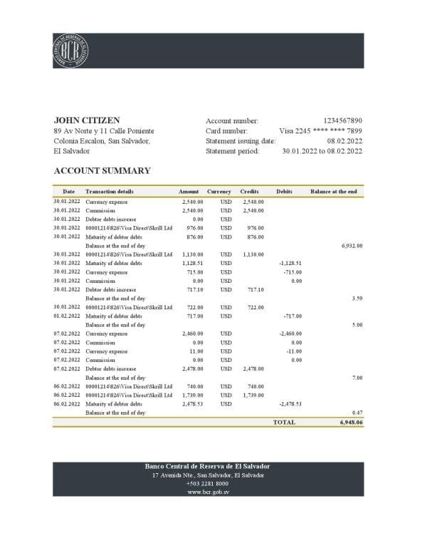 Salvador-Banco-Central-de-Reserva-of-El-Salvador-bank-statement-Excel-and-PDF-template.jpg Salvador Banco Central de Reserva of El Salvador bank statement Excel and PDF template