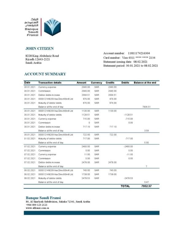 Saudi-Arabia-Banque-Saudi-Fransi-bank-statement-easy-to-fill-template-in-Excel-and-PDF-format.jpg Saudi Arabia Banque Saudi Fransi bank statement easy to fill template in Excel and PDF format
