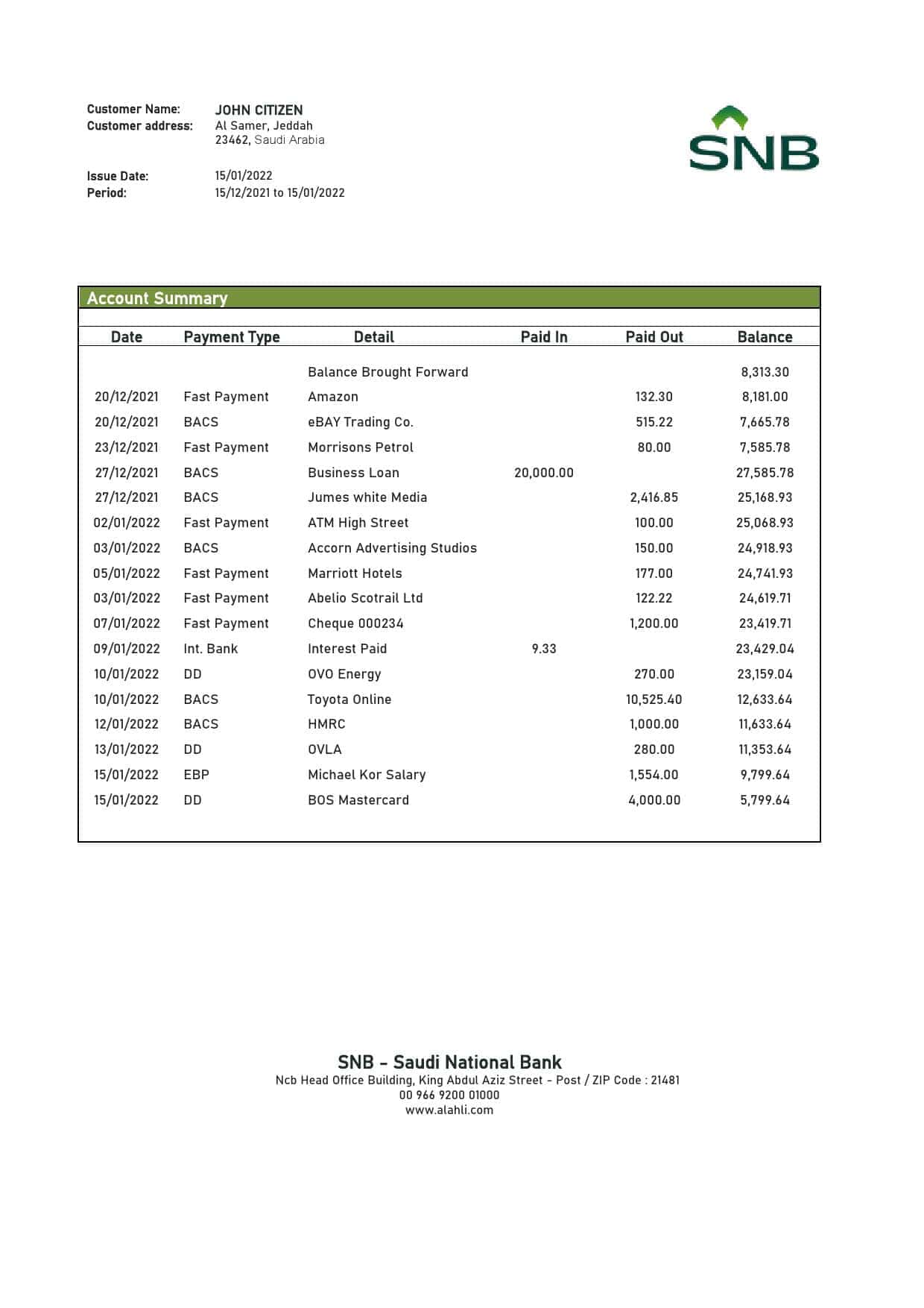 Saudi-Arabia-SNB-bank-statement_000001.jpg Saudi Arabia SNB bank statement template in Word and PDF format