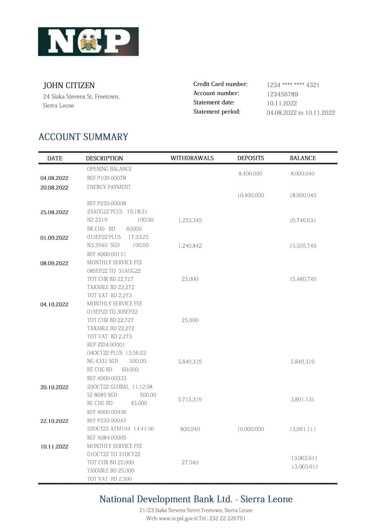 Sierra-Leone-National-Development-bank-statement-template-in-Word-and-PDF-format.jpg Sierra Leone National Development bank statement template in Word and PDF format