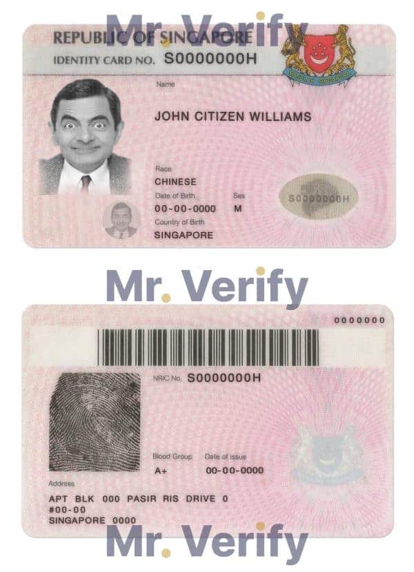 Create Your Singapore ID with This Editable PSD Template