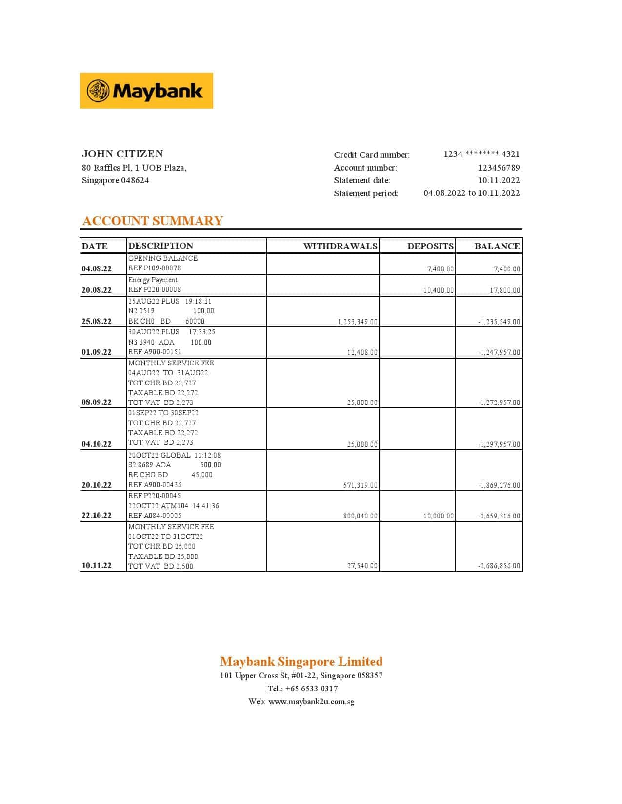 Singapore-Maybank-bank-statement-Excel-and-PDF-template.jpg Singapore Maybank bank statement, Excel and PDF template