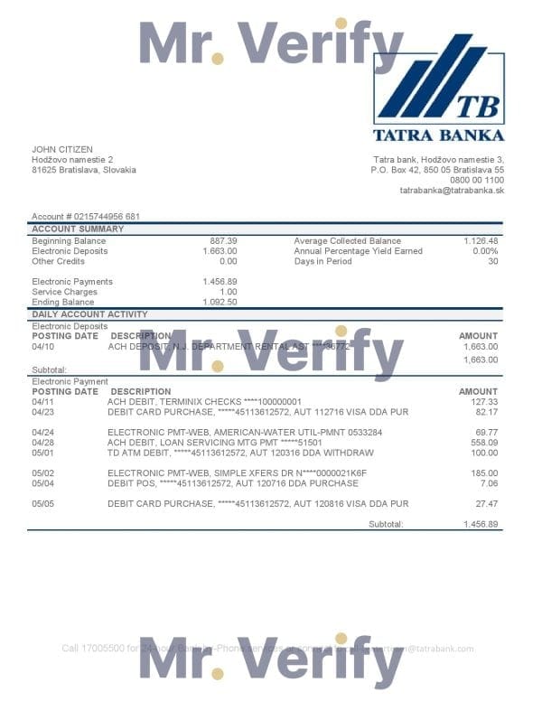 Slovakia-Tatra-Bank-proof-of-address-statement-template-in-Word-and-PDF-format.jpg Slovakia Tatra Bank proof of address statement template in Word and PDF format