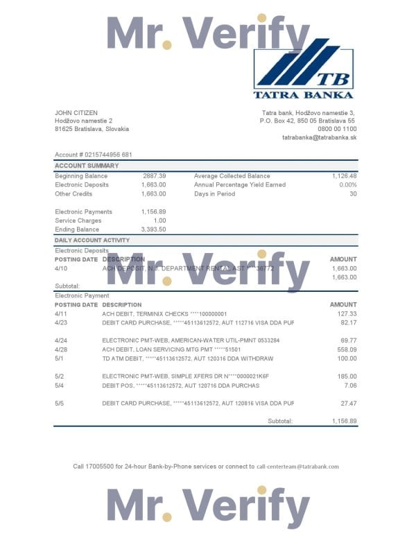 Slovakia-Tatra-Bank-statement-easy-to-fill-template-in-.xls-and-.pdf-file-format.jpg Slovakia Tatra Bank statement easy to fill template in .xls and .pdf file format