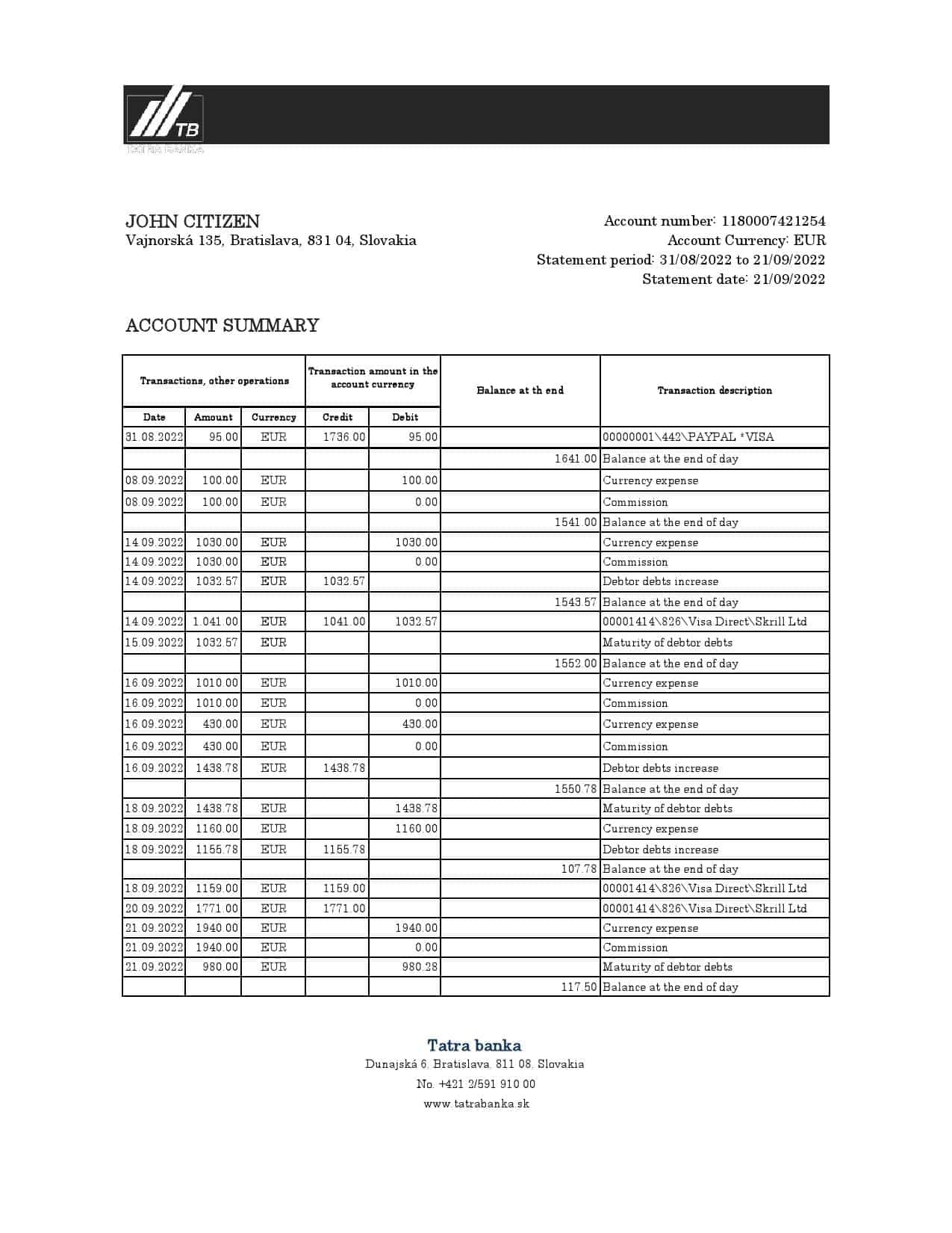 Slovakia-Tatra-bank-statement-Excel-and-PDF-template-version-2.jpg Slovakia Tatra bank statement, Excel and PDF template, version 2