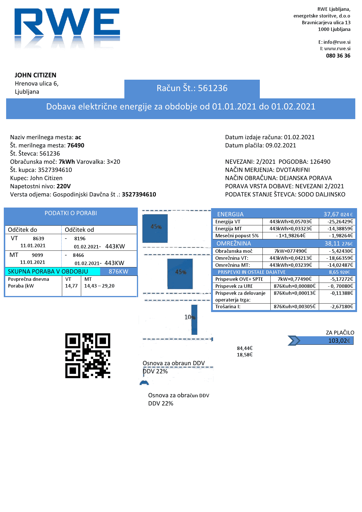 Slovenia-electricity.png Slovenia RWE electricity proof of address utility bill template in Word and PDF format