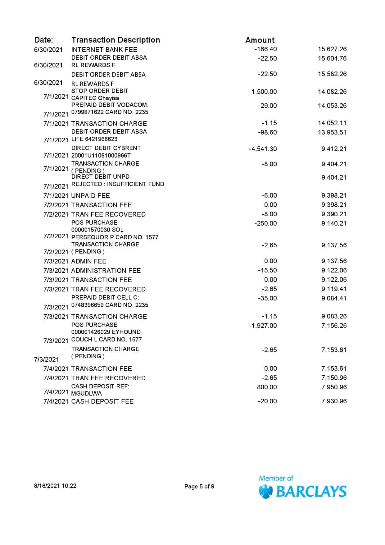 South-Africa-ABSA-bank-statement-easy-to-fill-template-in-Excel-and-PDF-format-9-pages-5.jpg South Africa ABSA bank statement easy to fill template in Excel and PDF format (9 pages) - Image 5