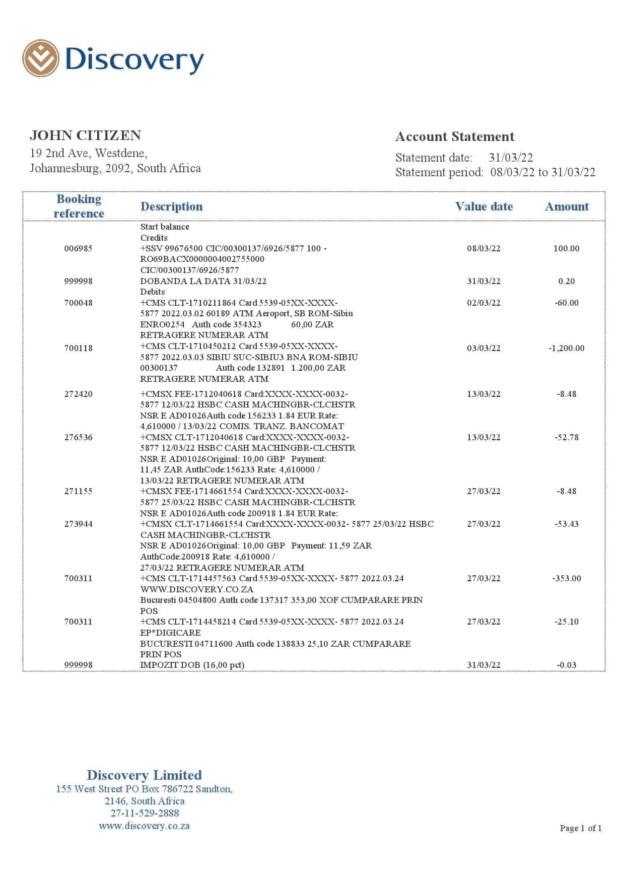 South-Africa-Discovery-bank-statement-template-in-Word-and-PDF-format.jpg South Africa Discovery bank statement template in Word and PDF format