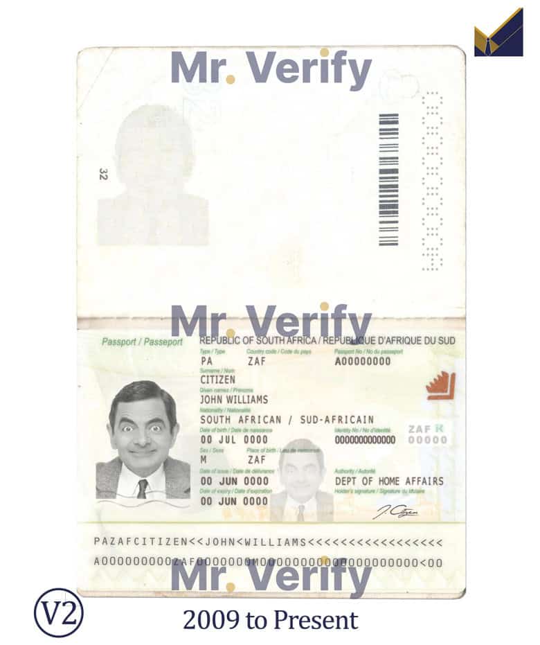 South-Africa-Passport-Template South-Africa-Passport-Template