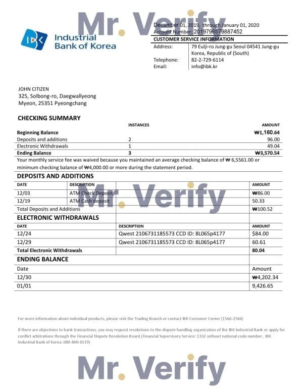 South-Korea-Industrial-Bank-of-Korea-bank-statement-template-in-Word-and-PDF-format-1.jpg South Korea Industrial Bank of Korea bank statement template in Word and PDF format