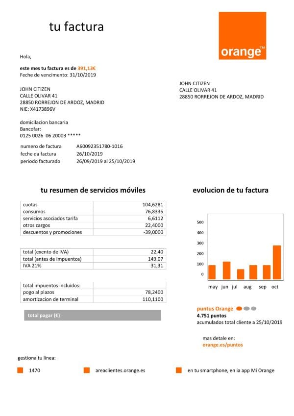 Spain-Orange-utility-bill_000001.jpg Spain Orange easy fillable utility bill template in Word and PDF format
