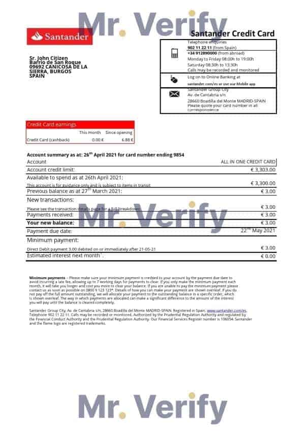Spain-Santander-credit-card-proof-of-address-bank-statement-in-Excel-and-PDF-format.jpg Spain Santander credit card proof of address bank statement in Excel and PDF format