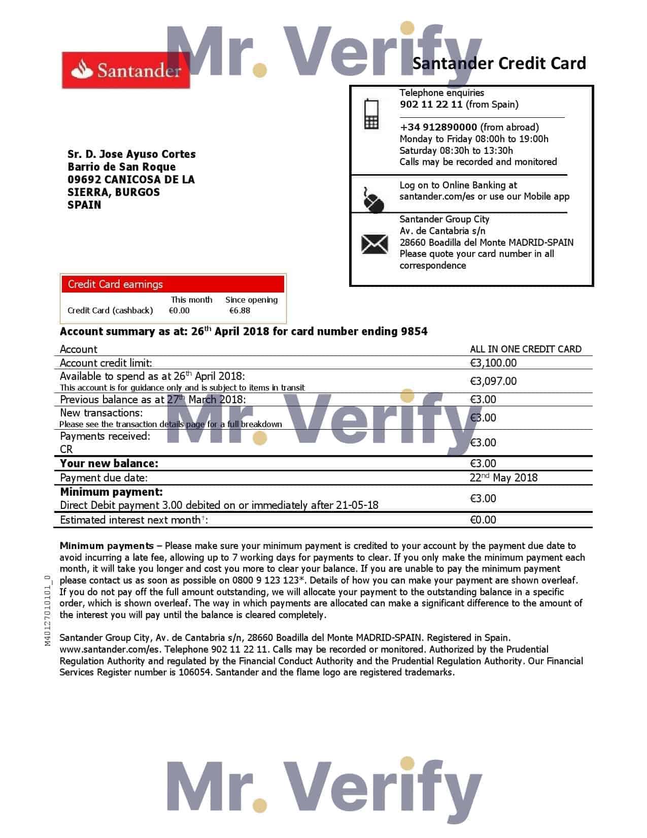 Spain-Santander-credit-card-proof-of-address-bank-statement-in-Word-and-PDF-format.jpg Spain Santander credit card proof of address bank statement in Word and PDF format