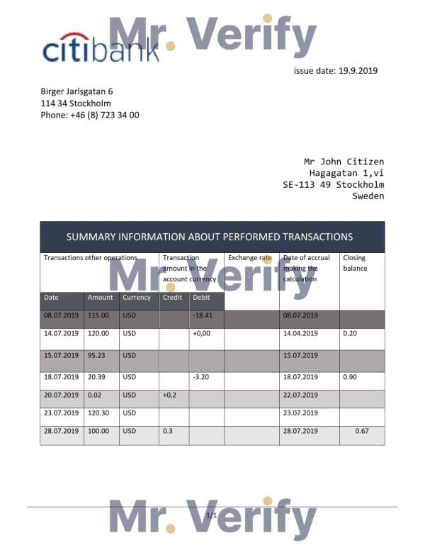 Sweden-Citibank-statement-easy-to-fill-template-in-.doc-and-.pdf-format-fully-editable.jpg Sweden Citibank statement easy to fill template in .doc and .pdf format, fully editable