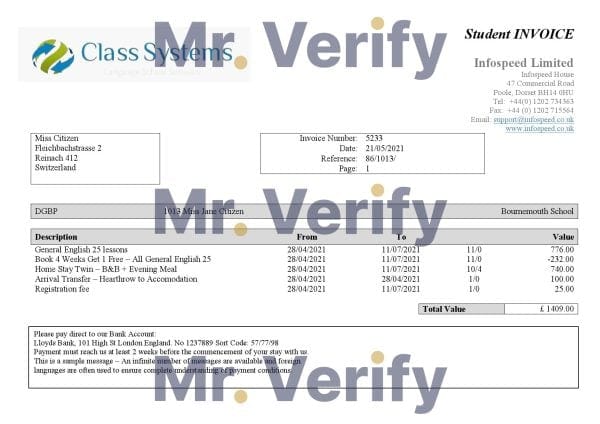 Switzerland Class System invoice template in Word and PDF format, fully editable Switzerland Class System invoice template in Word and PDF format, fully editable