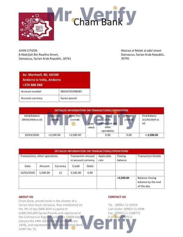 Syria-Cham-Bank-proof-of-address-statement-template-in-Word-and-PDF-format-.doc-and-.pdf-format.jpg Syria Cham Bank proof of address statement template in Word and PDF format, .doc and .pdf format