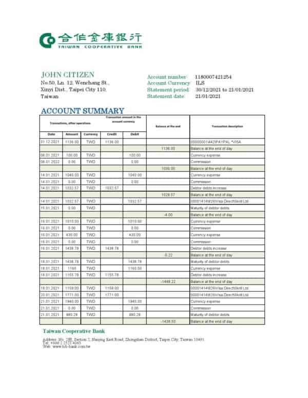 Taiwan-Cooperative-Bank-statement-easy-to-fill-template-in-Excel-and-PDF-format.jpg Taiwan Cooperative Bank statement easy to fill template in Excel and PDF format