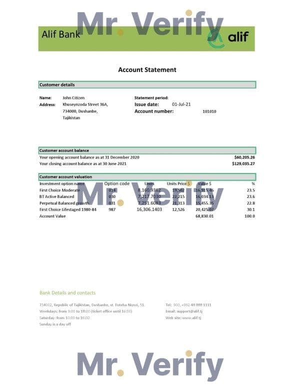 Tajikistan-Alif-Bank-statement-template-in-Excel-and-PDF-format.jpg Tajikistan Alif Bank statement template in Excel and PDF format